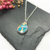 Turquoise Pendant,  Sterling Silver, Spiney Copper Turquoise - Image 5
