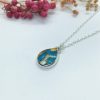 Turquoise Pendant,  Sterling Silver, Spiney Copper Turquoise - Image 6