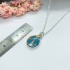 Turquoise Pendant,  Sterling Silver, Spiney Copper Turquoise - Image 8