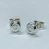 Paw Print Stud Earrings, Sterling Silver - Image 6
