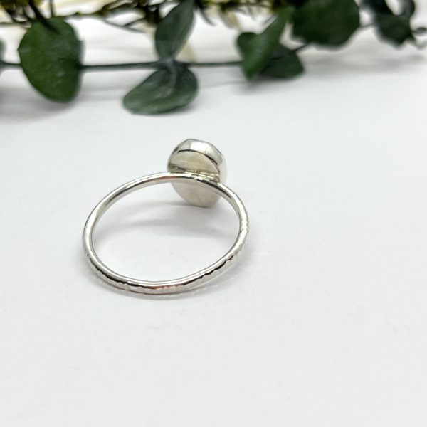 LorriSilverJewellery, aquamarine ring on white background