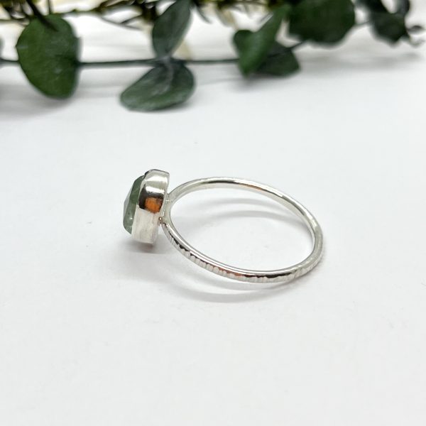 LorriSilverJewellery, aquamarine ring on white background