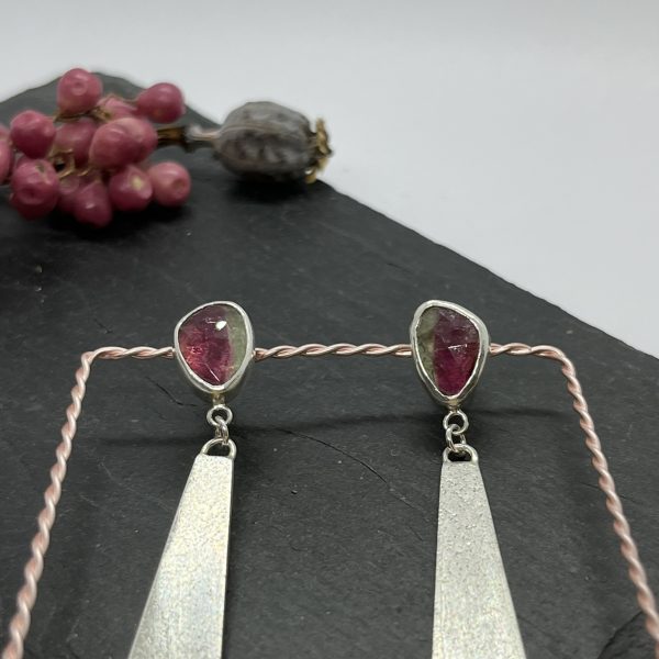 LorriSilver Jewellery, tourmaline earrings