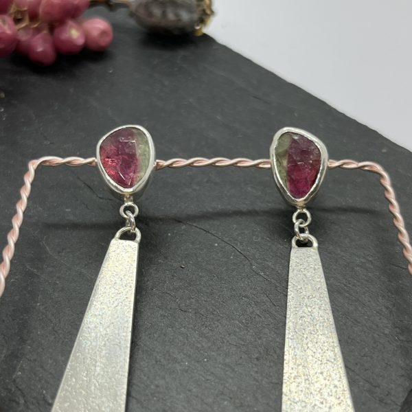 LorriSilver Jewellery, tourmaline earrings