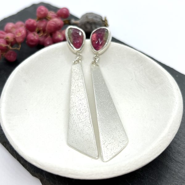 LorriSilver Jewellery, tourmaline earrings