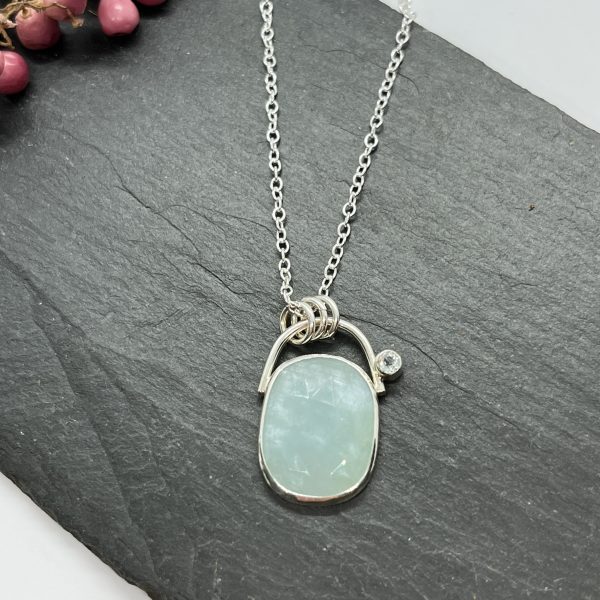 LorriSilver Jewellery, aquamarine necklace