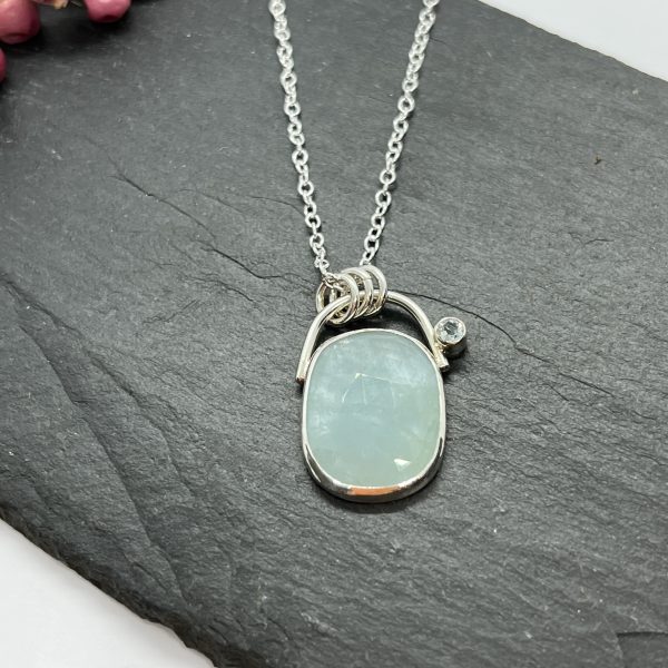 LorriSilver Jewellery, aquamarine necklace