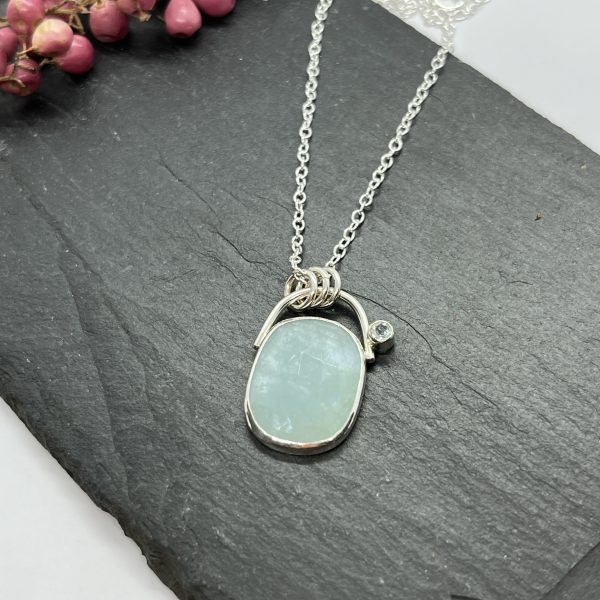 LorriSilver Jewellery, aquamarine necklace