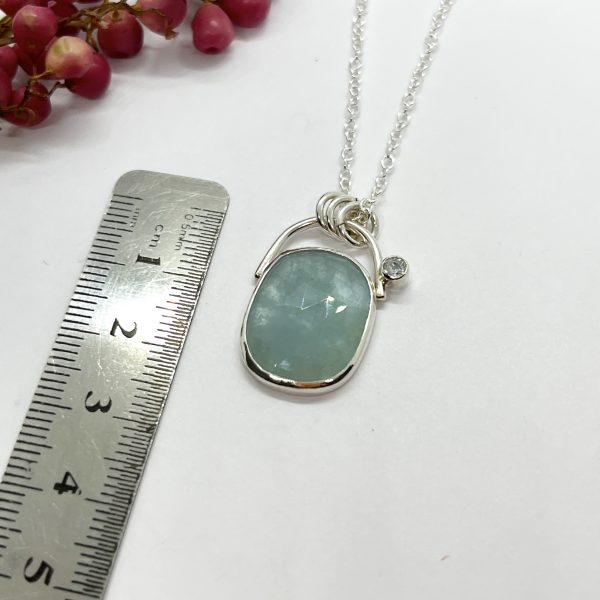 LorriSilver Jewellery, aquamarine necklace