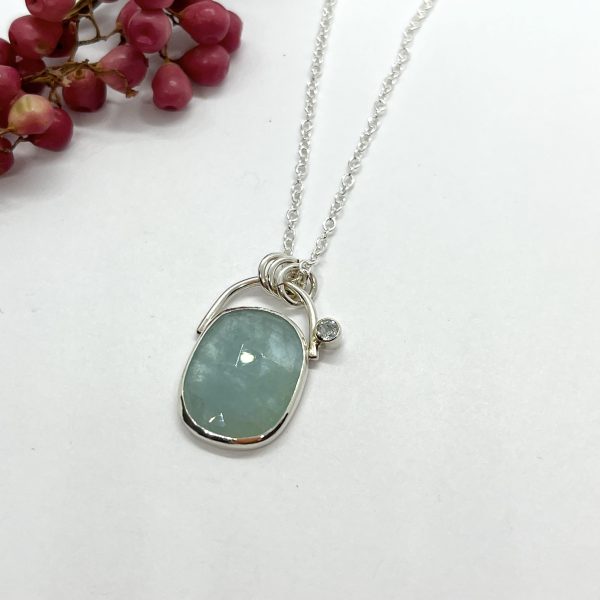 LorriSilver Jewellery, aquamarine necklace