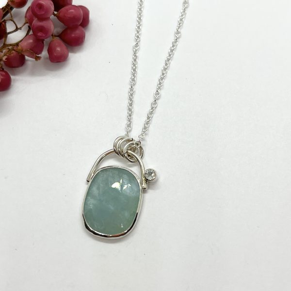 LorriSilver Jewellery, aquamarine necklace