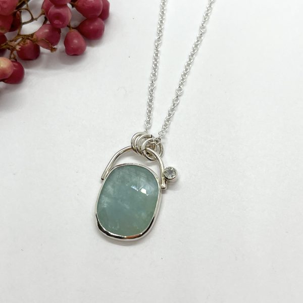 LorriSilver Jewellery, aquamarine necklace