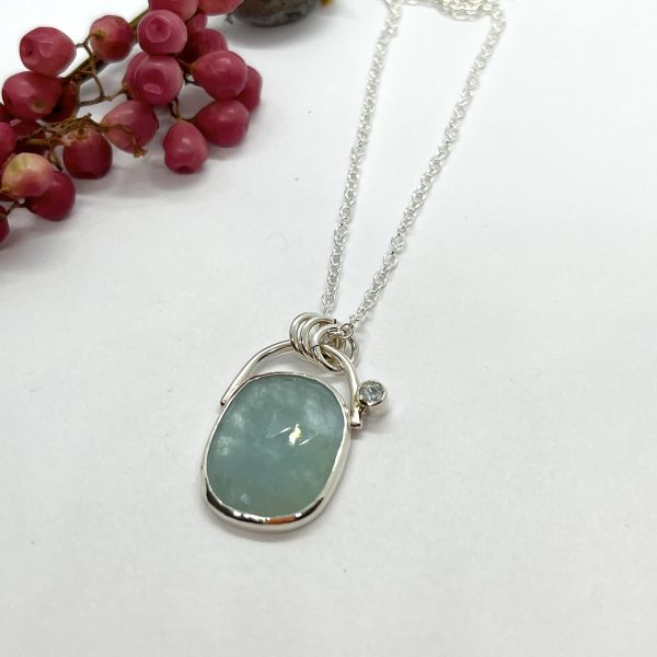 LorriSilver Jewellery, aquamarine necklace