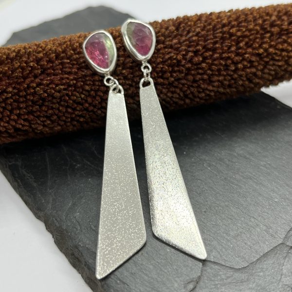 LorriSilver Jewellery, tourmaline earrings