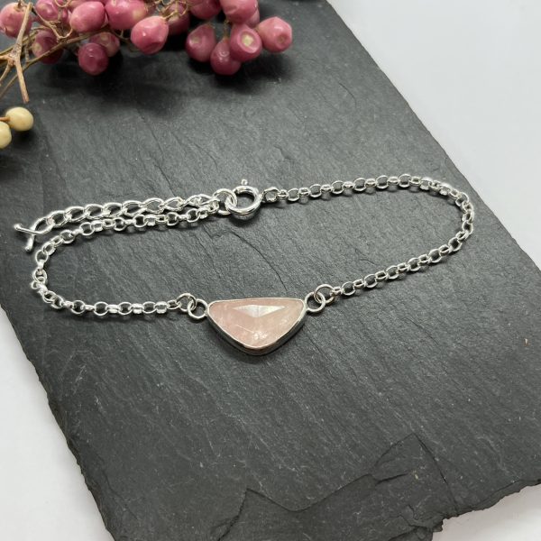 Lorrisilver Jewellery Pink Morganite bracelet