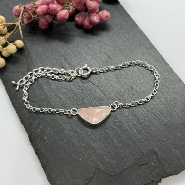 Lorrisilver Jewellery Pink Morganite bracelet