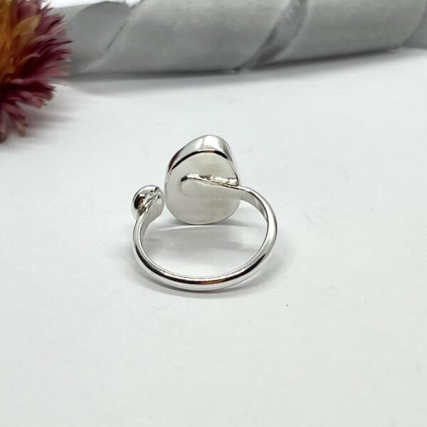 LorriSilverJewellery, green sea glass ring