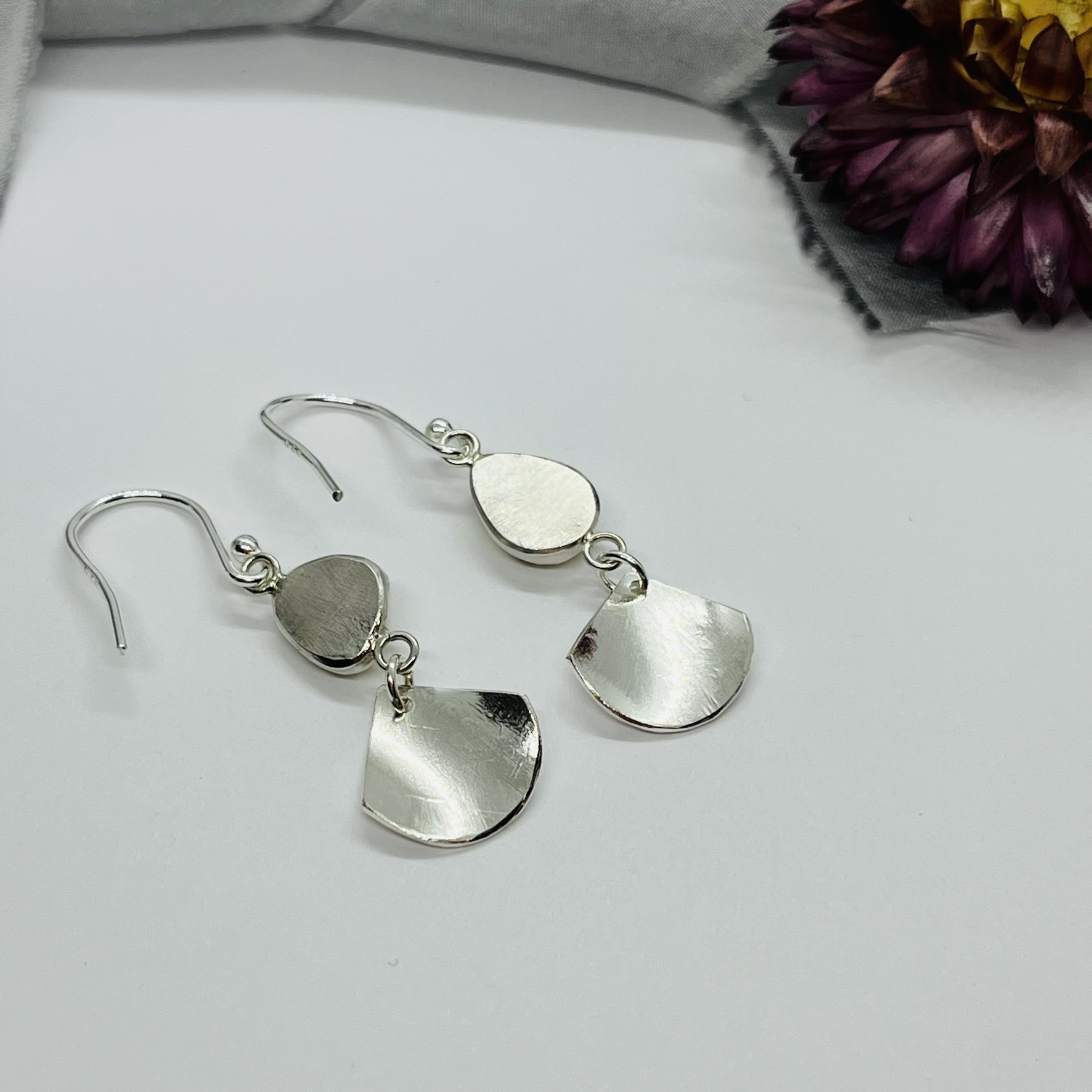 Lorrisilver Jewellery, citrine drop earrings