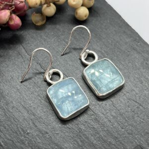 Lorrisilver Jewellery, aquamarine earrings